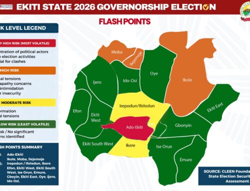 CLEEN FOUNDATION PRE-ELECTION STATEMENT AHEAD OF THE 2026 EKITI STATE GUBERNATORIAL ELECTION